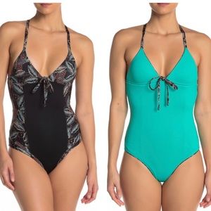 Maaji Panther Print Reversible One Piece Swimsuit